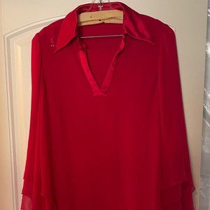 Mark Zunino Custom Design Two-Piece Silk and Chiffon